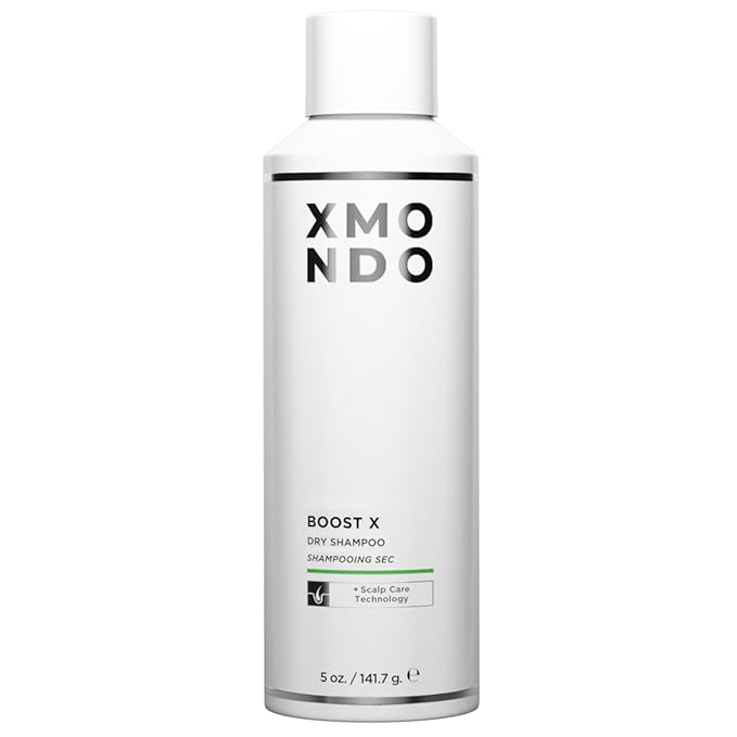 XMONDO Hair BOOST X Dry Shampoo, Zero Residue, Formulated with Saw Palmetto to Promote Scalp Care, Clinically Tested, Dermatologist Tested, Talc-free, Benzene-free, Free of aluminum starch, 5 oz-VivaGrace Women