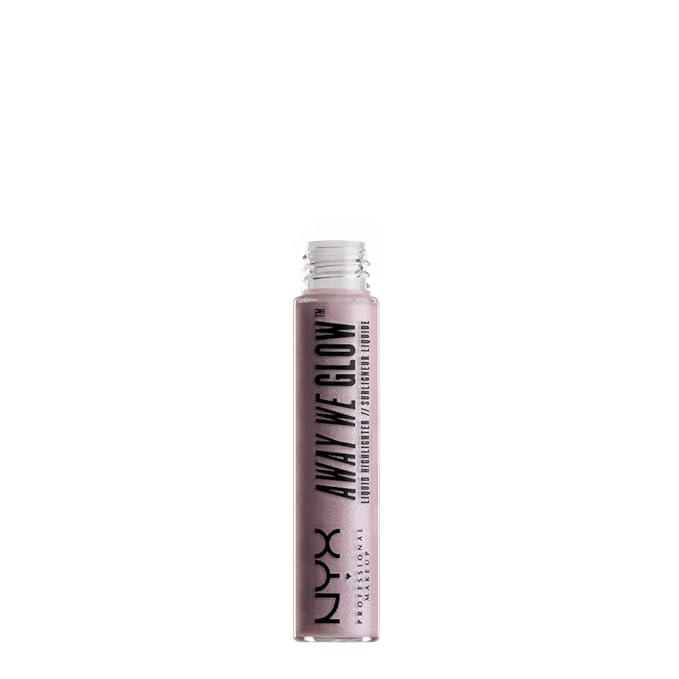 NYX Professional Makeup Away We Glow Liquid Highlighter, State of Flux, 0.22 Fluid Ounce-VivaGrace Women