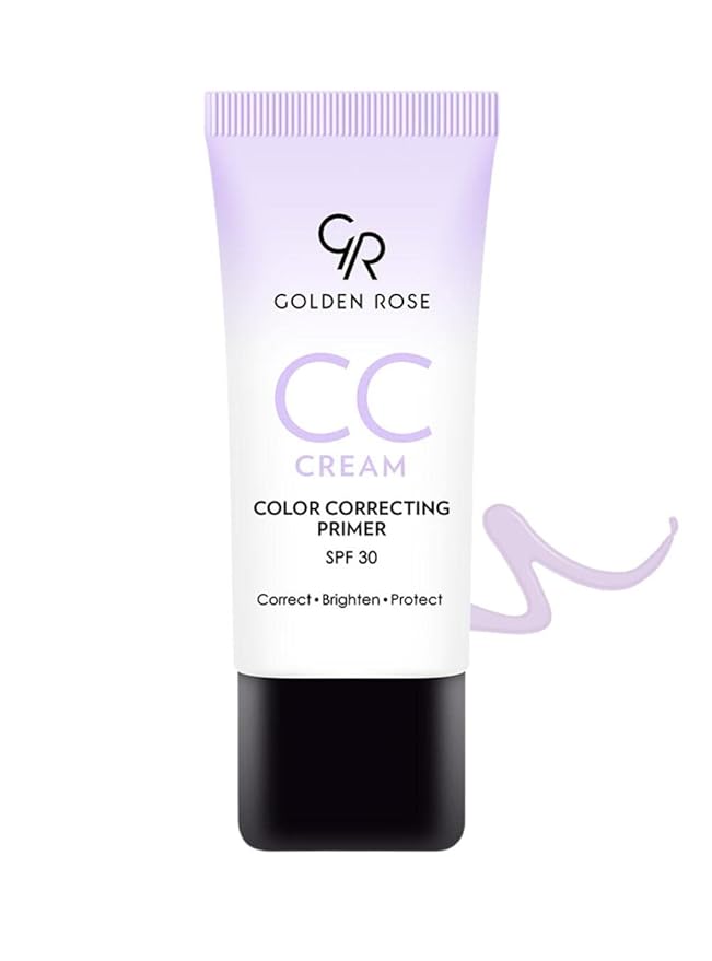 Golden Rose Makeup CC Cream Color Correcting Primer - (Violet)-VivaGrace Women
