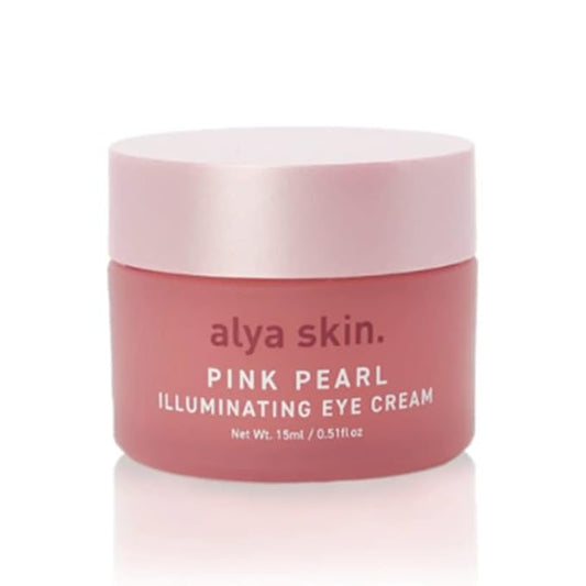 Pink Pearl Illuminating Eye Cream | Minimizes Dark Circles | With Tasmanian Sea Kelp, Aloe Vera, Strawberry Gum, Native Snowflower, and Caffeine | 0.53 Oz (15g)-VivaGrace Women
