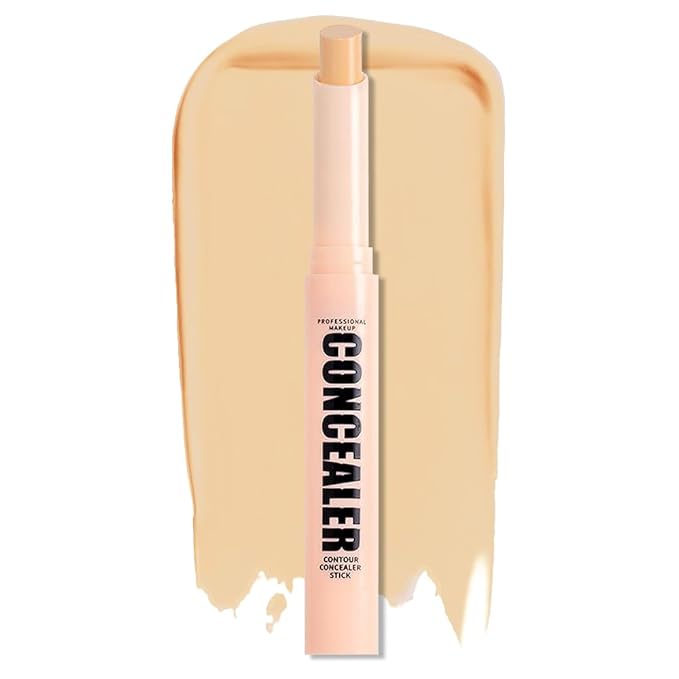 Kaely PROFESSIONAL MAKEUP Correcting Concealer Stick,Medium Coverage Concealer Crayon,under Eye Brightener Concealer for Dark Circles,corrector de ojeras,Lightweight,Vegan,04 VANILLA-VivaGrace Women