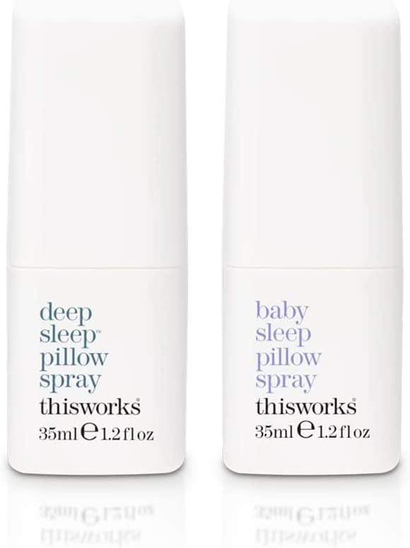 THISWORKS Parent and Baby Sleep Duo Pillow Spray Gift Set, A Blissful Nighttime for You and Your Child, 1 Set-VivaGrace Women