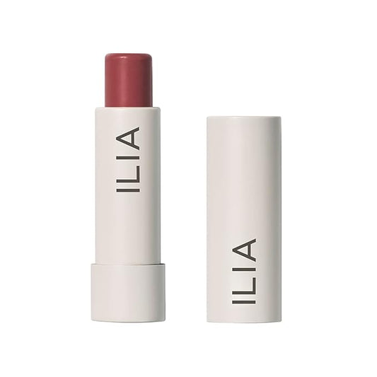 ILIA - Balmy Tint Hydrating Lip Balm | Non-Toxic, Cruelty-Free, Moisturizing + Sheer, Buildable Lip Color (Runaway, 0.15 oz | 4.4 g)-VivaGrace Women