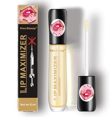 Plumping Lip Gloss with Hydrating Formula, Lip Maximizer Effect, Long Lasting Moisturization, 5ml, clear-VivaGrace Women