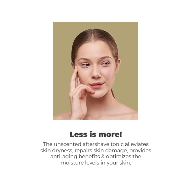 Organic Salicylic Acid Toner for Sensitive Skin - Aftershave Tonic Razor Bump Ingrown Treatment - Made of Green tea, Jojoba, Aloe Vera, Chemical Fragrance Free Toner - Natural Tonic for Men Women 2oz-VivaGrace Women