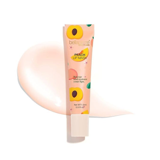 bellapierre Cosmetics Peach Lip Mask | Lip Plumping Mask with Hyaluronic Acid | Moisturizing Lip Balm for Daily Use-VivaGrace Women