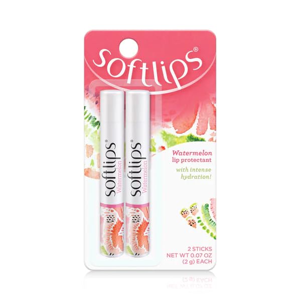 watermelon lip balm with intense hydration 2 sticks-VivaGrace Women
