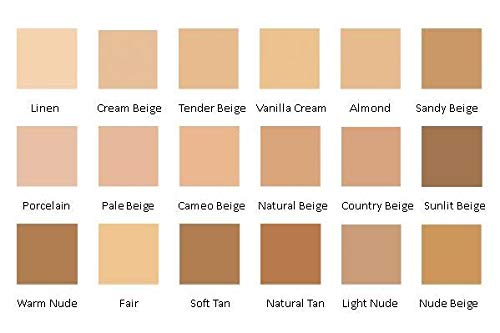 Jolie Liquid Powder Mineral Foundation, Super Silky Hydrating Oil-Free Makeup, SPF 15 Mineral Sunscreen & Primer - Vitamins A, C & E Antioxidants, For All Skin Types (Cameo Beige)-VivaGrace Women
