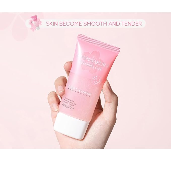 1 PC Deep Cleansing Peeling Gel for Face and Body, Soften Skin, Exfoliating Gel, 60g