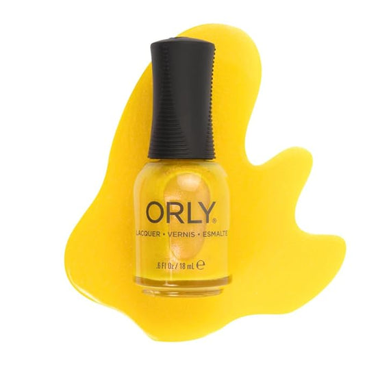 Orly Neon Nail Polish Colors for Summer | Bright Colors and Confetti Toppers for Summer Neon Nails | 0.6fl oz (Hello Yellow, 0.6 fl oz)