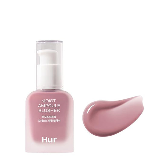 Moist Ampoule Blusher, Buildable Water-based Formula, Infused with over 50% moisture essence, no tackiness, long-lasting moisture, weightless feel (04 Lavender Flush, 20ml)-VivaGrace Women