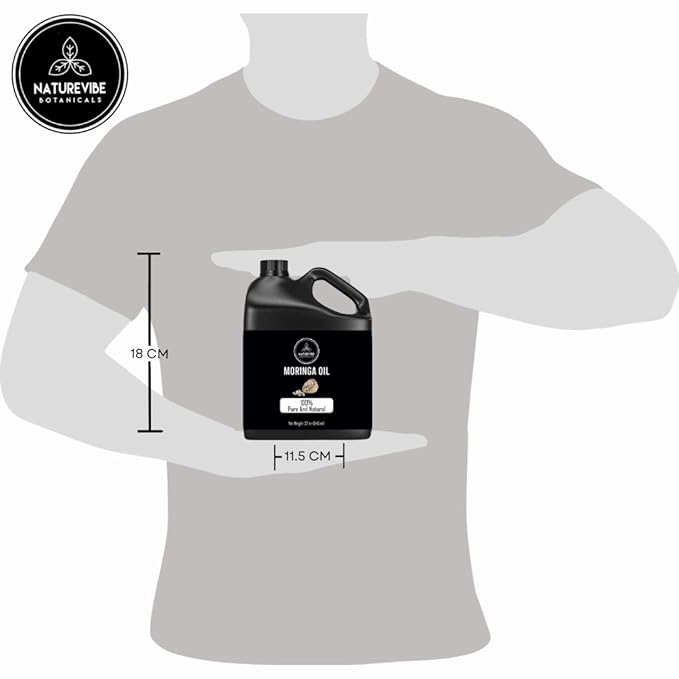 Naturevibe Botanicals Moringa Oil 32 Ounces | 100% Pure and Natural | Great for Skin Care and Hair Care-VivaGrace Women