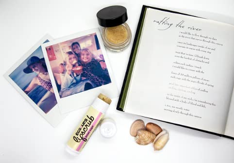 Eco Lips LipScrub Sugar Scrub Sticks - Brown Sugar & Vanilla Bean - 100% Natural Lip Care Treatment with Organic Sugar and Coconut Oil - Gently Exfoliate & Polish Dry, Flaky Lips, 100% Edible-VivaGrace Women