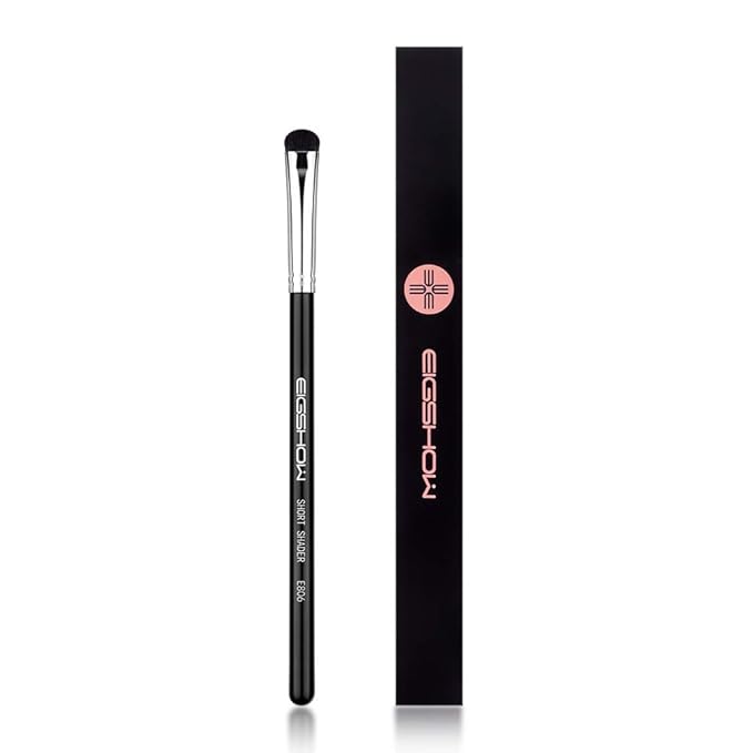 Eyeshadow Smudge Brush, EIGSHOW Short Shader Precision Makeup Brush High-End for Creasing & Cat Eye Makeup, Premium Quality, Cruelty-Free (E806)-VivaGrace Women