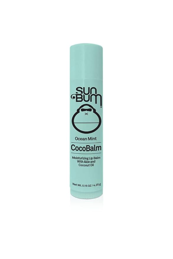 Sun Bum Ocean Mint Cocobalm | Hydrating Lip Balm with Aloe | Hypoallergenic, Paraben Free, Silicone Free,| 0.15oz Stick-VivaGrace Women