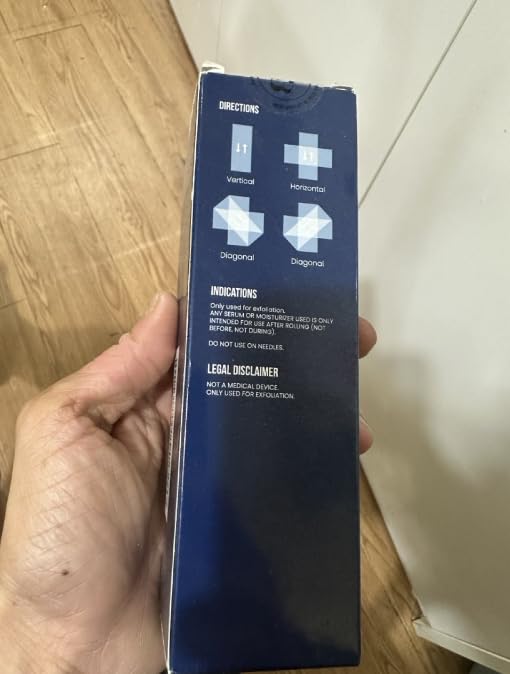 ROSELYNBOUTIQUE Derma Roller for Hair Beard Facial Skin Face Body Scalp 540 Titanium Microneedle for Men Women 0.25mm Cosmetic Beauty Instrument-VivaGrace Women