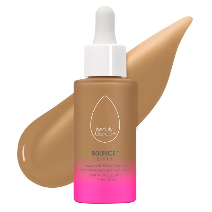Beautyblender 12-Hour Always on Radiant Skin Tint, Breathable Serum Foundation Stays Put for All Day Long Wear, Infused with Hyaluronic Acid & Niacinamide, Tan 4-VivaGrace Women