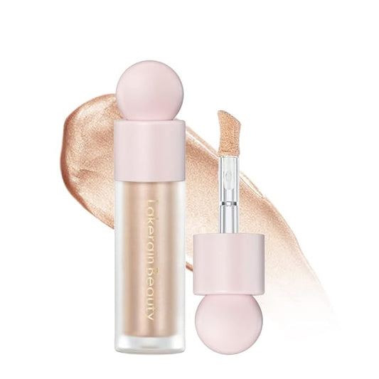Liquid Highlighter - Luminous Finish Light Liquid Luminizer Makeup Enhanced with Pearl Particles & Botanical Blend, Weightless Dewy Glow for Radiant Skin, Vegan, Cruelty-Free (#02 Starlight)-VivaGrace Women