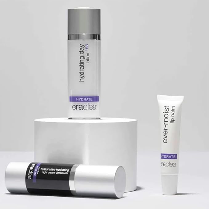 eraclea Ever-Moist Lip Balm, Lip Repair Treatment for Dry, Chapped Lips, Lip Moisturizer with Beeswax, Hyaluronic Acid and Shea Butter, Anti-Aging Cracked Lip Repair for Youthful Lips (0.4 oz)-VivaGrace Women