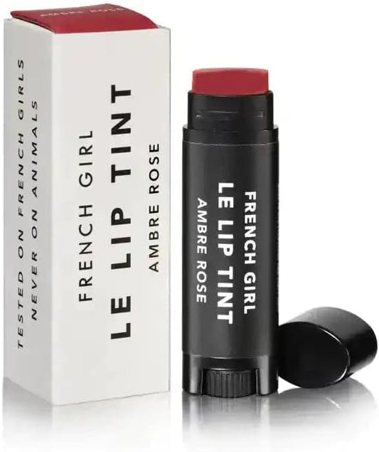 French Girl Le Lip Tint - Moisturizing & Hydrating Lip Balm for Sheer, Buildable Coverage & Shine, Clean Formula, Organic Ingredients, Vegan & Cruelty-Free-VivaGrace Women