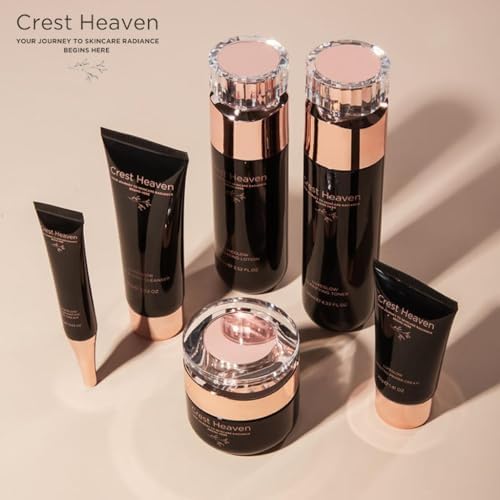 Women 6-Piece Facial Kit for Radiant Skin Care, Facial Care, Face Moisturizing and Anti-aging Skin Care luxeGlow-VivaGrace Women