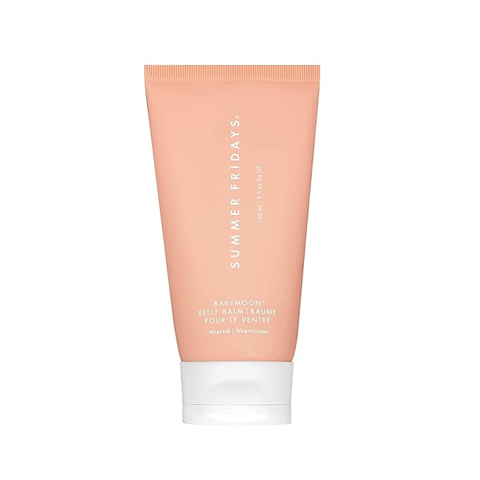 Summer Fridays Babymoon Belly Balm - Nourishing Balm + Body Moisturizer Enriched with Calendula Oil + Vitamin E to Help Reduce the Appearance of Stretch Marks and Dry Skin (5 Fl Oz)-VivaGrace Women