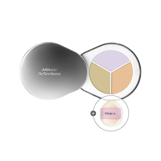 Dr.Althea Dear.A Perfect Cover Concealer Palette - Vegan Fomula, Conceal, Cover, Correct, Contour, Highlight, Multi concealer balette, Finger puff included (C03)-VivaGrace Women