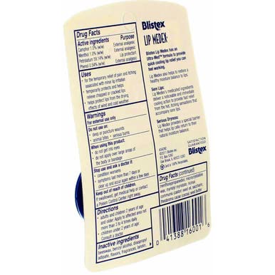 Lip Medex Size .38z Blistex Lip Medex .38oz-VivaGrace Women