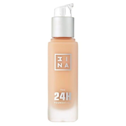3INA The 24H Foundation 627-24H Long-Wearing Formula - Medium To High Buildable Coverage - Smooth Matte Finish - Expanded Shade Selection - Waterproof, Cruelty Free, Vegan Makeup - 1.01 Oz-VivaGrace Women