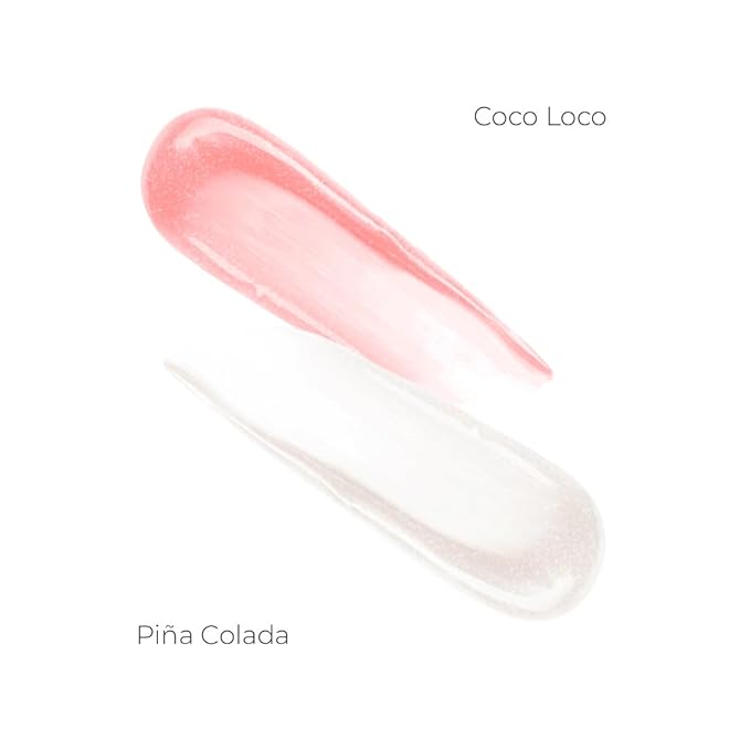 Coconut Lip Oil | Pearl Pink Lip Treatment with Coconut Oil | Moistuizing Lip Oil | Vegan & Cruelty Free Lip Oil | 99% Natural Lip Oil | Coco Loco 5 ml (Pearl Pink)-VivaGrace Women