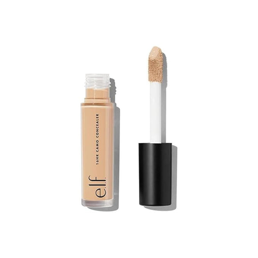 e.l.f. 16HR Camo Concealer, Full Coverage & Highly Pigmented, Matte Finish, Tan Neutral, 0.203 Fl Oz (6mL)-VivaGrace Women