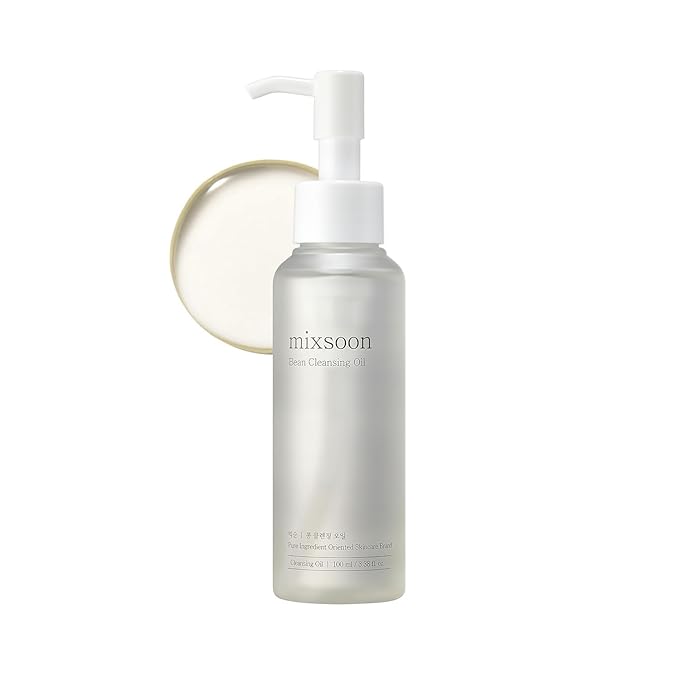 mixsoon Bean Cleansing Oil 3.38 Fl. Oz. / 100ml Lightweight Oil Cleanser Make up Remover for daily skin care routine Korean Glass Skin Care-VivaGrace Women