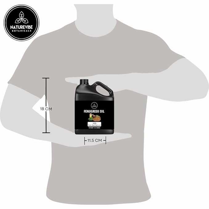 Naturevibe Botanicals Fenugreek Oil 32 Ounces | 100% Pure and Natural | Great for Skin Care and Hair Care-VivaGrace Women