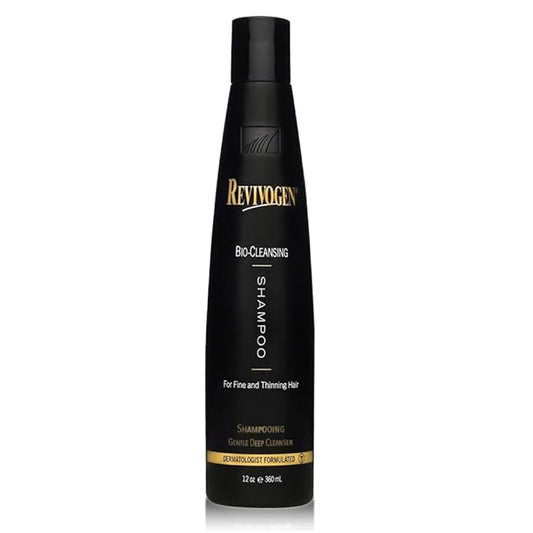 Revivogen MD Bio-Cleansing Shampoo for Thinning Hair, DHT Blocker Shampoo, Hair Loss Shampoo, Shampoo Thinning Hair, Soothes Scalp, Routine Shampoo for Women/Men Hair Loss, Hair Shampoo, 12oz-VivaGrace Women