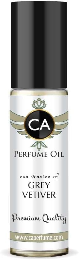 CA Perfume Impression of Grey Vetiver For Men Fragrance Body Oil Roll-On 0.3 Fl Oz/10ml-VivaGrace Women