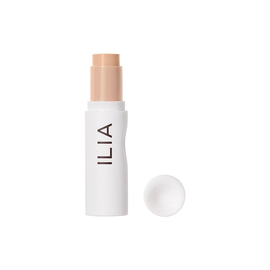 ILIA - Skin Rewind Complexion Stick - Foundation + Concealer + Skincare | Non-Toxic, Vegan, Cruelty-Free, Clean Makeup (9N - Tupelo, 0.35 oz | 10 g)-VivaGrace Women