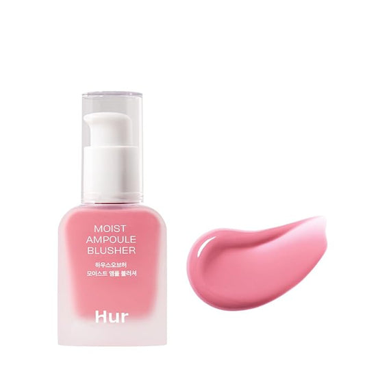 Moist Ampoule Blusher, Buildable Water-based Formula, Infused with over 50% moisture essence, no tackiness, long-lasting moisture, weightless feel (06 Cherry Blossom, 20ml)-VivaGrace Women