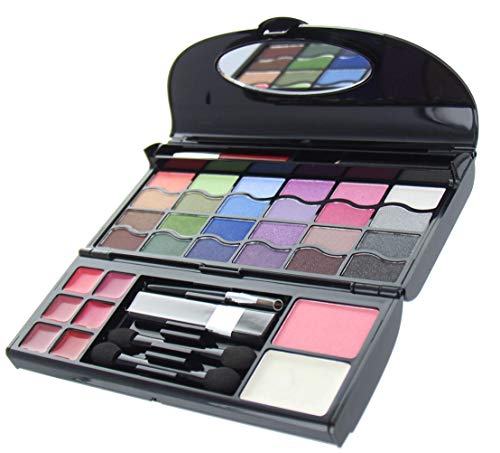 ETA 34 Runway Colors Complete Makeover Kit With Brushes Eye Pencil And Mirror 2.4 oz-VivaGrace Women