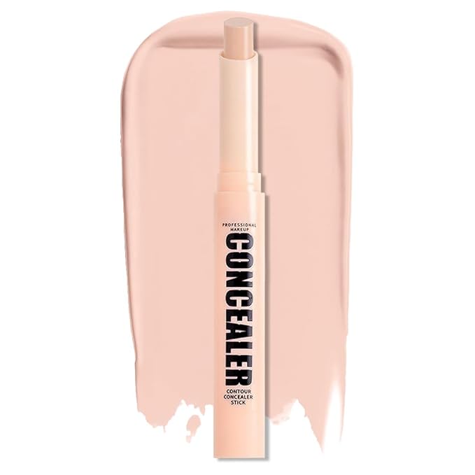 Kaely PROFESSIONAL MAKEUP Correcting Concealer Stick,Medium Coverage Concealer Crayon,under Eye Brightener Concealer for Dark Circles,corrector de ojeras,Lightweight,Vegan,03 LIGHT PINK-VivaGrace Women