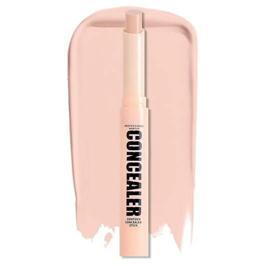 Kaely PROFESSIONAL MAKEUP Correcting Concealer Stick,Medium Coverage Concealer Crayon,under Eye Brightener Concealer for Dark Circles,corrector de ojeras,Lightweight,Vegan,03 LIGHT PINK-VivaGrace Women