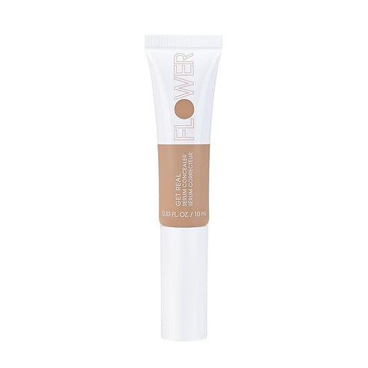 FLOWER BEAUTY By Drew Barrymore Get Real Serum Concealer - Brightens Skin + Blurs Blemishes - Hydrating Serum- Sand-VivaGrace Women