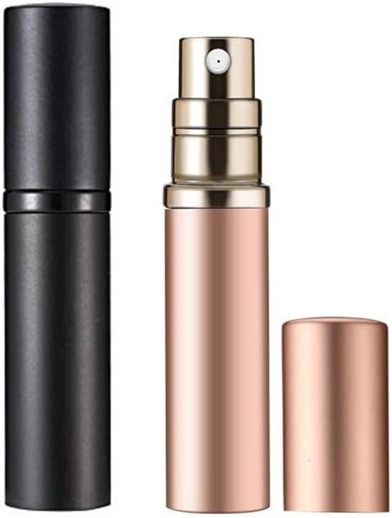 YEEJOK Travel Essentials for Women Men, Travel Perfume Bottles Refillable, Perfume Atomizer Spray Container, Mini Portable Easy Pump Refilled 5ml Bottle for Flying,Purse,Vaction Essentials-VivaGrace Women