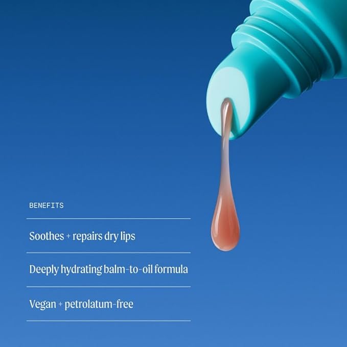 Kinship Supermelt Lip Plumping Jelly Mask - Moisturizing Daily Lip Treatment + Hyaluronic Acid - Hydrating + Exfoliating Lip Gloss - Soft, Smooth, Plump - Quick Melting Balm - Soothe Dry Lips (.3 oz)-VivaGrace Women