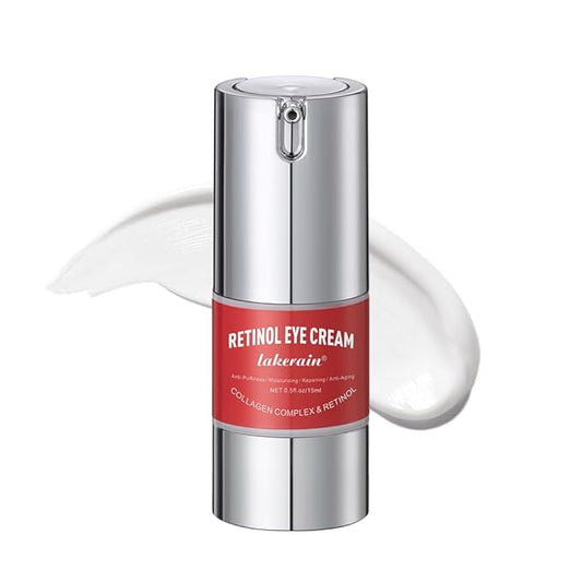 Retinol Eye Cream For Dark Circles And Puffiness, Repair Under Eye Retinol Cream with Hyaluronic Acid and Collagen, Smooth Fine Lines, Wrinkles, Bags & Dark Spots, Tightens Eye Skin Care(Retinol)-VivaGrace Women