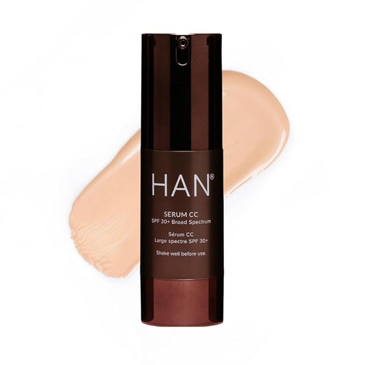 HAN Skincare Cosmetics Serum CC with SPF 30 I Vegan I Cruelty-Free I Waterless (Shade 1)-VivaGrace Women