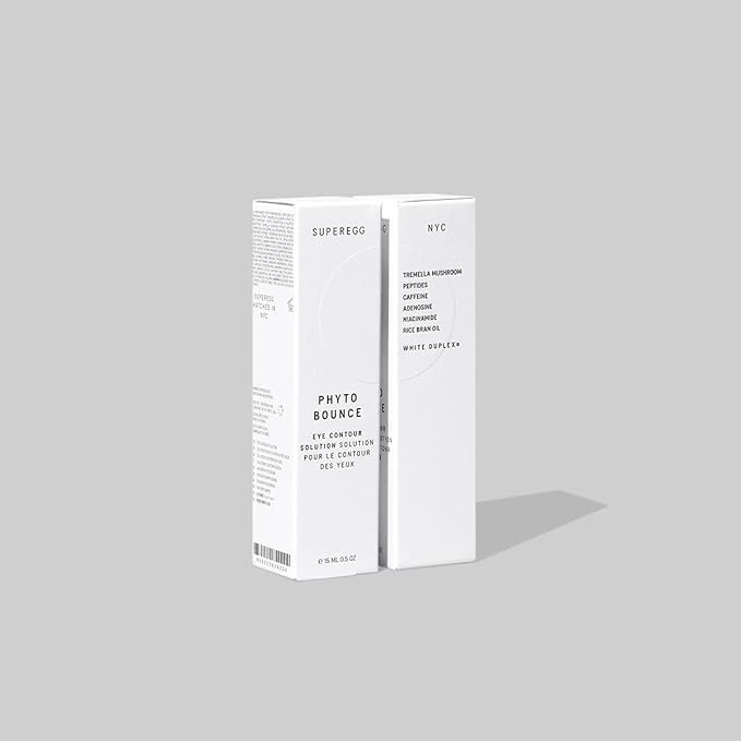 SUPEREGG Phyto Bounce Eye Contour Solution: For vibrancy and restoration. Concentrated solution cream with Tremella Mushroom and Peptides. 15ML / 0.5 FL OZ-VivaGrace Women