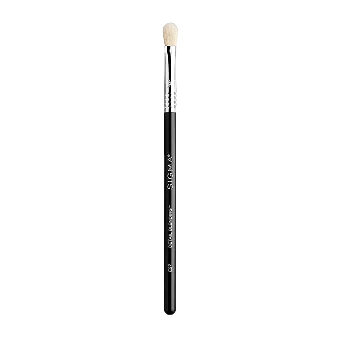 Sigma Beauty Professional E27 Detail Eyeshadow Blending Brush – Eyeshadow Application and Blending Brush - Apply Pigment and Blend Harsh Lines for a Well Blended Effect (1 Brush)-VivaGrace Women