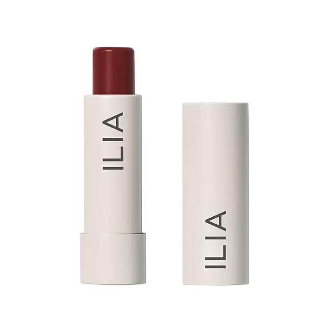 ILIA - Balmy Tint Hydrating Lip Balm | Non-Toxic, Cruelty-Free, Moisturizing + Sheer, Buildable Lip Color (Lady, 0.15 oz | 4.4 g)-VivaGrace Women