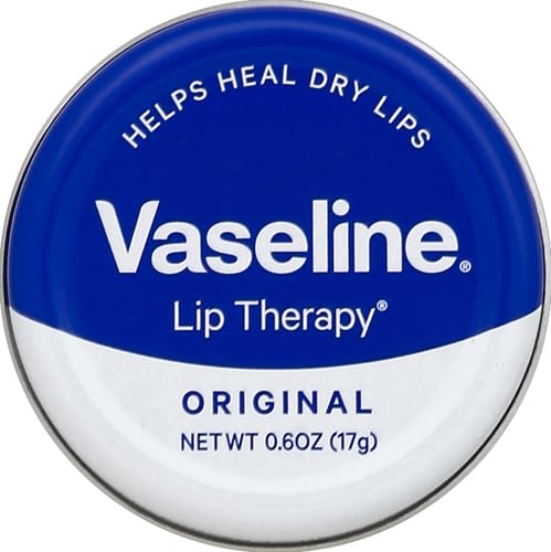 Vaseline Lip Therapy Lip Balm Tin, Original, 0.6 oz-VivaGrace Women
