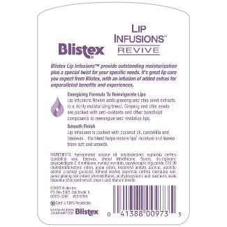 Blistex Lip Infusions Revive Lip Moisturizer 0.13 Ounce (6 Pack)-VivaGrace Women